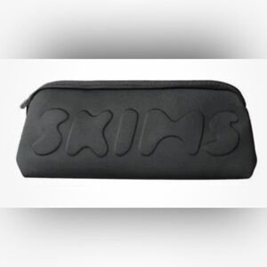 NEW, SKIMS Neoprene Black LARGE Pouch Bag Clutch for Shapewear Makeup Travel Bag